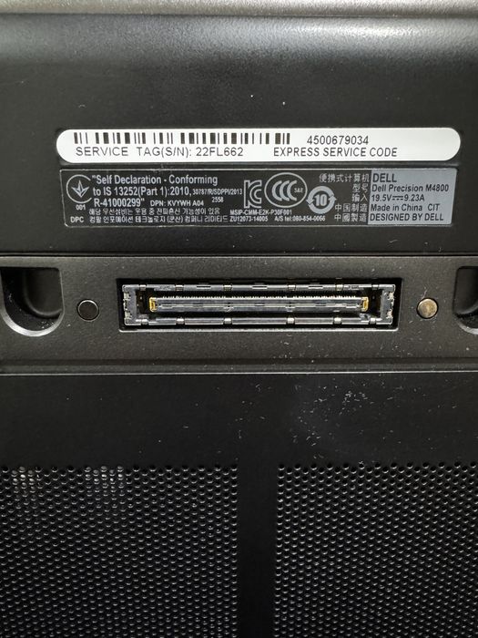 Dell Precision M4800  (i7/16GB/SSD)