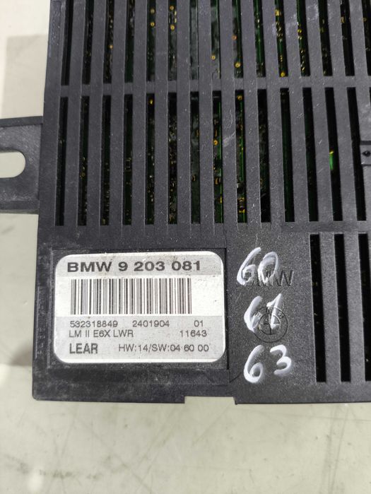 Modulo de Luzes/LCM BMW serie 5 e 6 E60/E61/E63   920.3081
