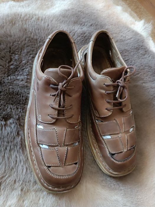 Skórzane półbuty sandały Podhale -Polska jakość & komfort California