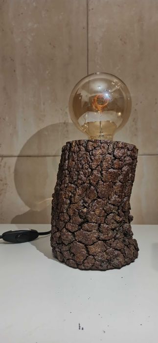 Rustic Wooden Lamp
