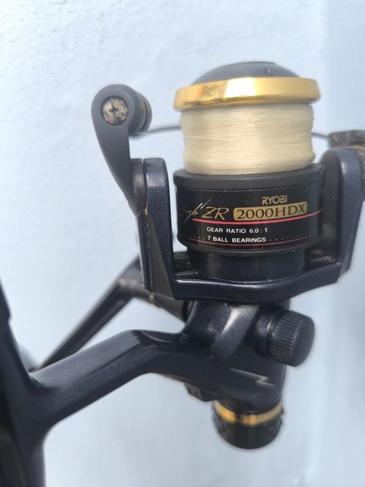 Cana pesca tubertini+ carreto ryobi2000