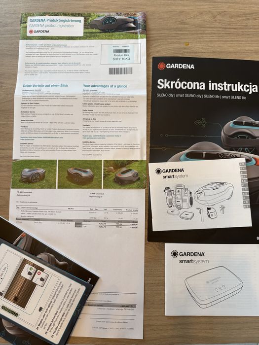 Kosiarka Robot Gardena Sileno City 500 Smart System Lona Gps