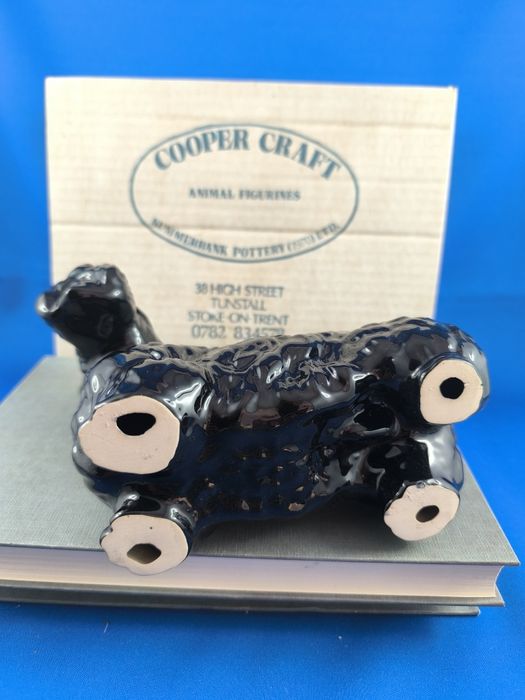 Terier szkocki Cooper Craft Anglia #pies #porcelana #dekoracja