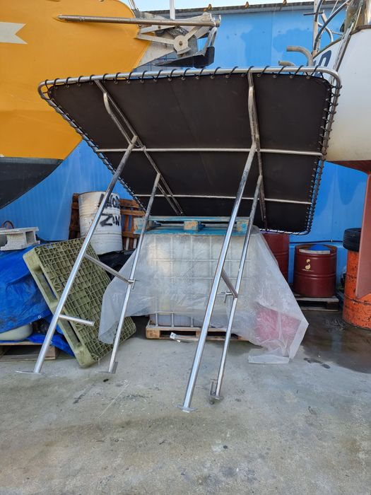 Cobertura / Toldo / Bimini em inox 316para barco