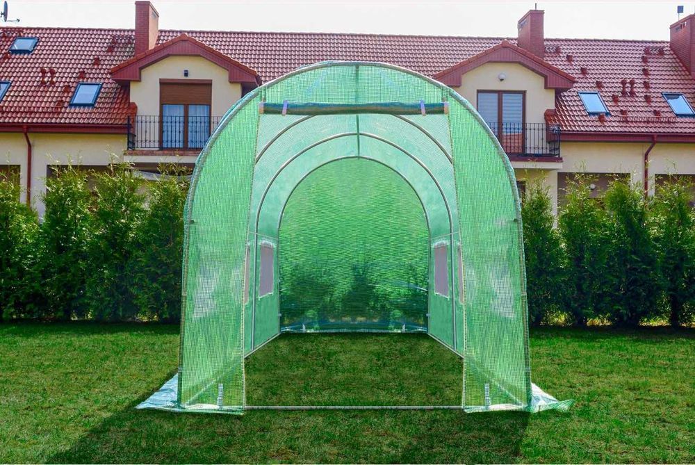 Теплиця Funfit Garden 6м2 3x2x2м ‼️ Парник каркас каркасна садова садовая розсада рассада сад город захист рослин защита растений тент плівка пленка