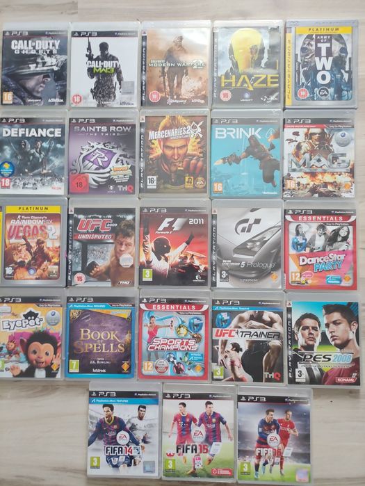 Gry ps3 od  15zl sztuka