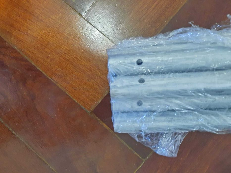 9 Barras de Alumínio | Tubos Galvanizados | 2 metros cada