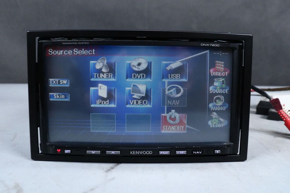 Radio multimedialne 7" Kenwood DNX7200 CD DVD AUX USB