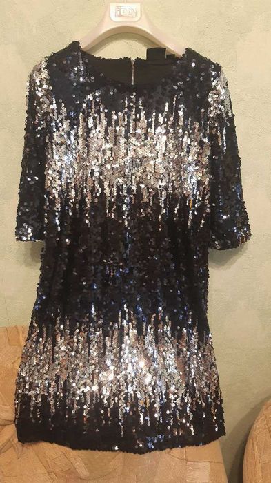 Сукня вечірня Esmara, святкова, коктейльна, срібляста m.