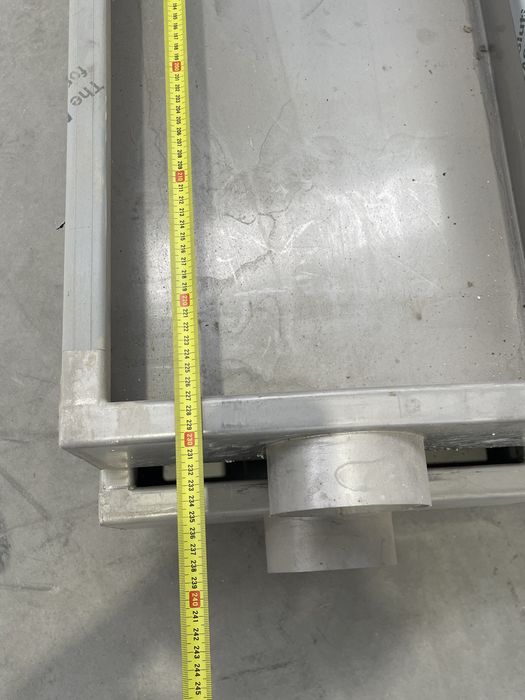 Caleiras / Tabuleiros Industriais Inox 2,30m – 4 Unidades