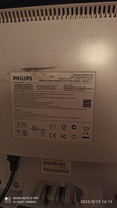 Монитор Phillips на запчасти