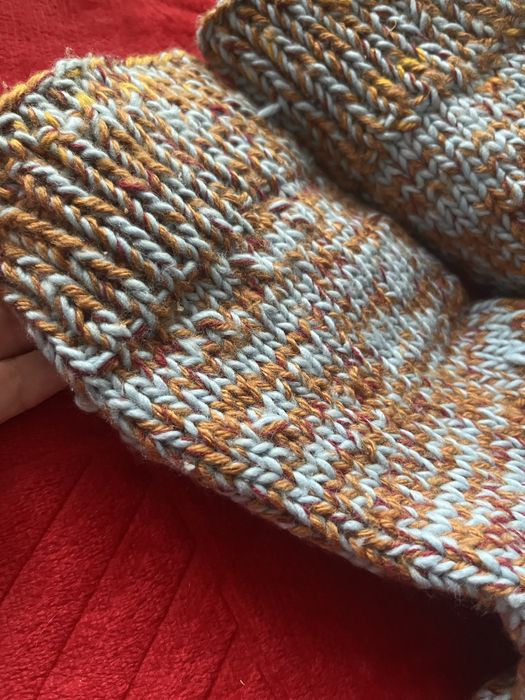 Recznie robione na drutach skarpety wełniane unisex skarpety z wełny