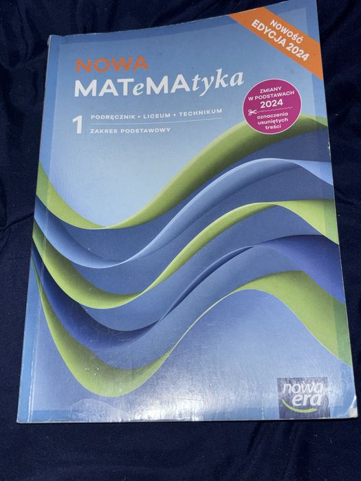 Podręcznik „NOWA MATeMAtyka 1” – zakres podstawowy, liceum/techniku