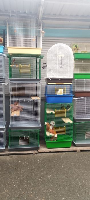 Клiтки для гризунів та птахiв