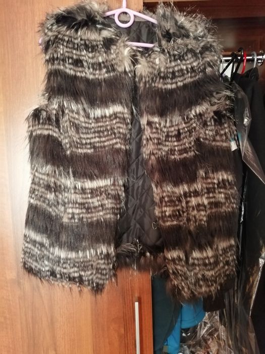 Kamizelka futro ciepłe nowe 36 38