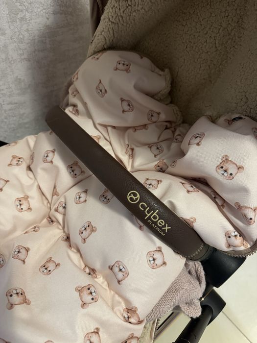 Cybex priam 4.0 прогулка+шассі rose gold