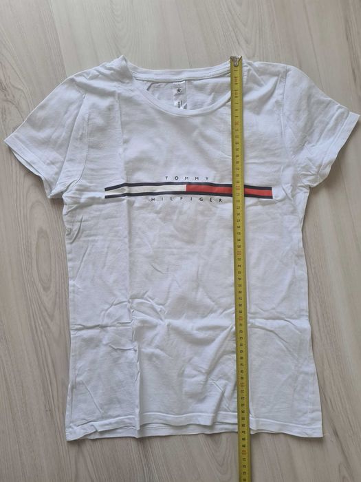 Biała koszulka bluzka t-shirt tommy s