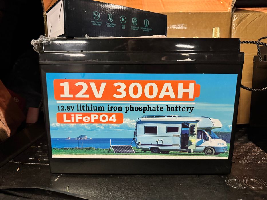 Акумулятор LiFePO4  12V 300Ah (12.8V) з BMS в наявності всі моделі!