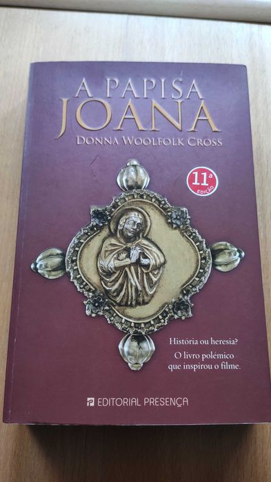 Livro "A Papisa Joana" de D. W. Cross (portes incluidos)