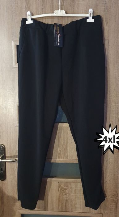 Czarne spodnie rozmiar EUR 4XL Nowe
