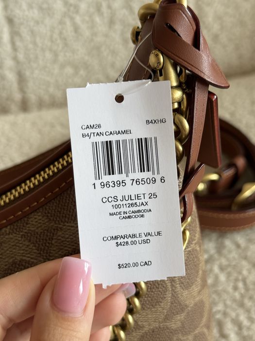 Сумка Coach Juliet Shoulder Bag 25