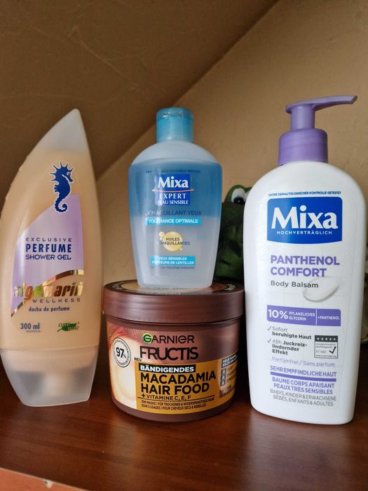 Zestaw kosmetyków z Niemiec  mixa garnier