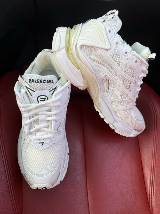 (БЕЗ ПЕРЕДОПЛАТИ) Balenciaga Runner White баленсіага раннер білі