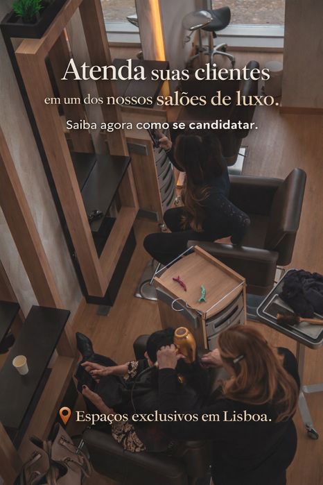 Aluguer  Espaço cabeleireiro/ em salao de Luxo