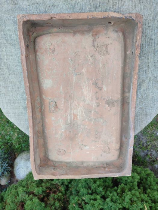 Stary kafel piecowy - rycerz - XIX wiek