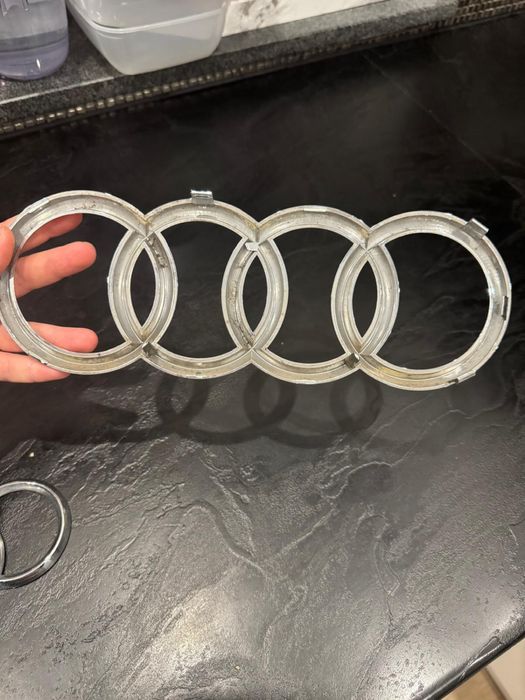 Znaczek Logo Emblemat oryginał przód i tył Audi S5,2008r