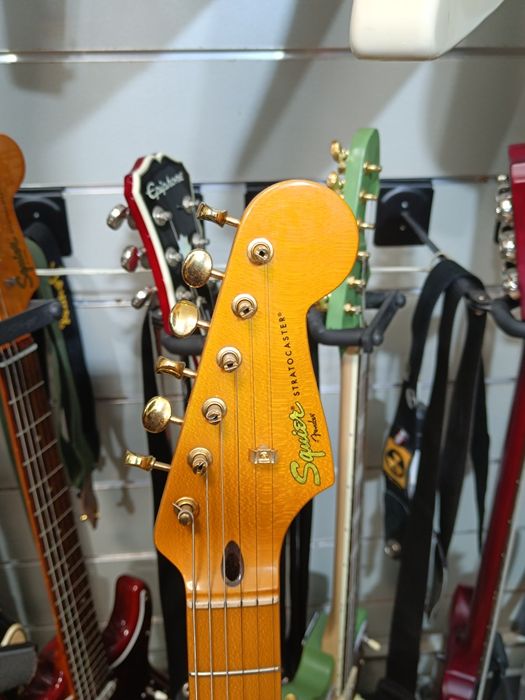 Squier CV 50s 60th Anniversary (Aztec Gold) - Gilmour Mod