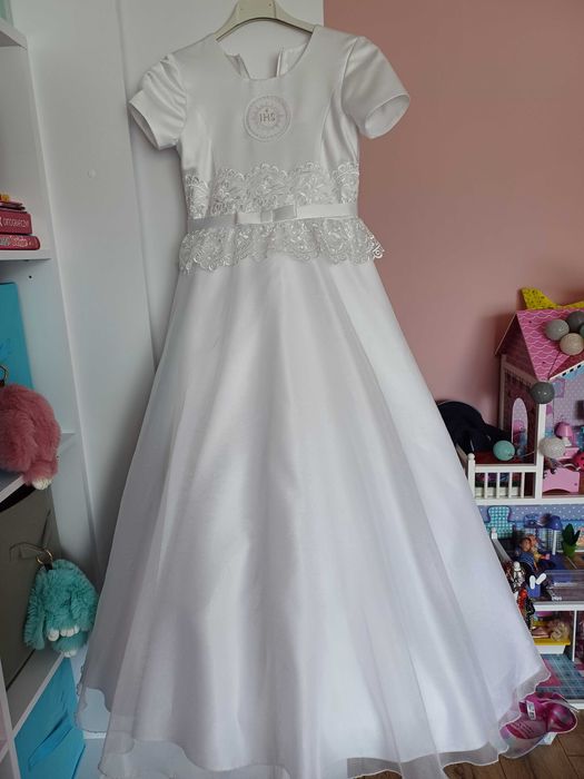 Sukienka komunijna, alba, rozmiar 140