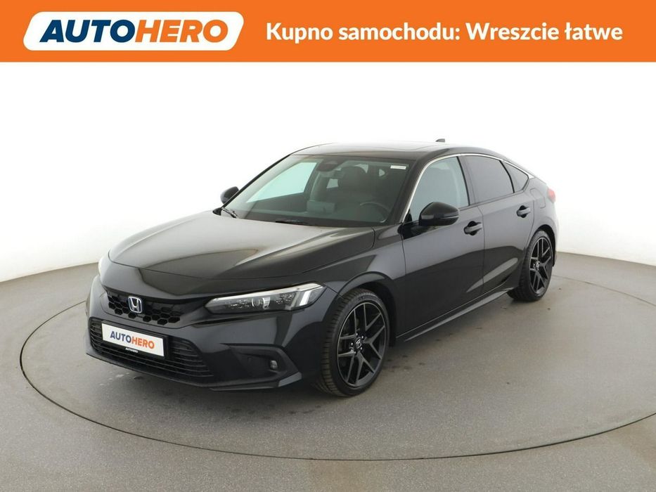 Honda Civic HEV automat panorama skóra grzane fotele navi kamery klima auto grzana