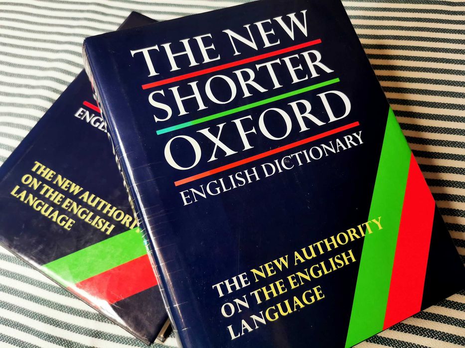 The New Shorter Oxford English Dictionary, Vol 1 i 2 Gwizdały • OLX.pl