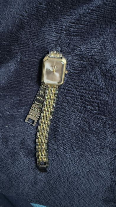 Złoto srebrny zegarek unisex