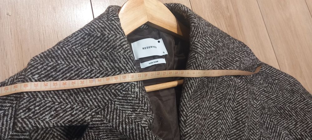 Płaszcz jodełka stan idealny Reserved r.S