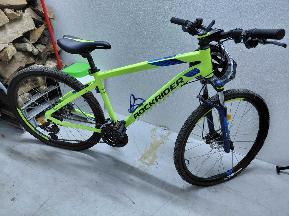 Bicicleta BTT Decathlon Rockrider ST520 Sport Trail Verde — Nova (utilizada 3 vezes)