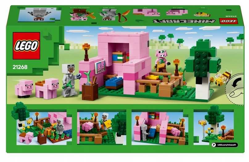LEGO Minecraft Dom prosiaczka 21268 - 238 elementów