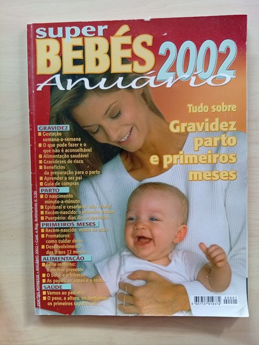 2 revistas e um guia sobre maternidade e bebés