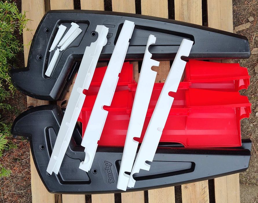 Smoby piłkarzyki, gra o wymiarach boiska 94x60 cm, piłkarzyki stołowe