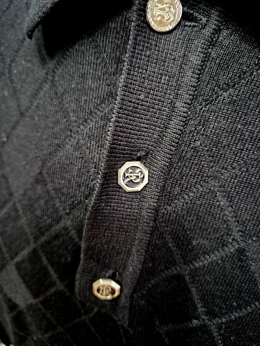 SWETER męski roz. M logowane guziki italy