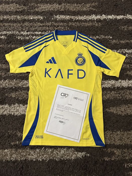 Camisola Assinada Cristiano Ronaldo Al-Nassr 24/25 Com Certificado