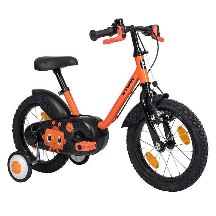 BICICLETA DE CRIANÇA 3-5 ANOS 500 ROBÔ 14 POLEGADAS