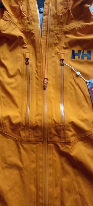 Kurtka męska 3-warstwowa Helly Hansen Shell Verglas pomarańczowa XL