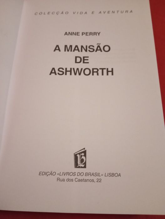 Anne Perry - A mansão de Ashworth