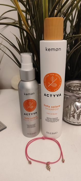 Szampon i spray teksturyzujący na lato Kemon Linfa Solare