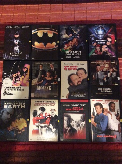 Filmes em snaper (caixa de cartão)