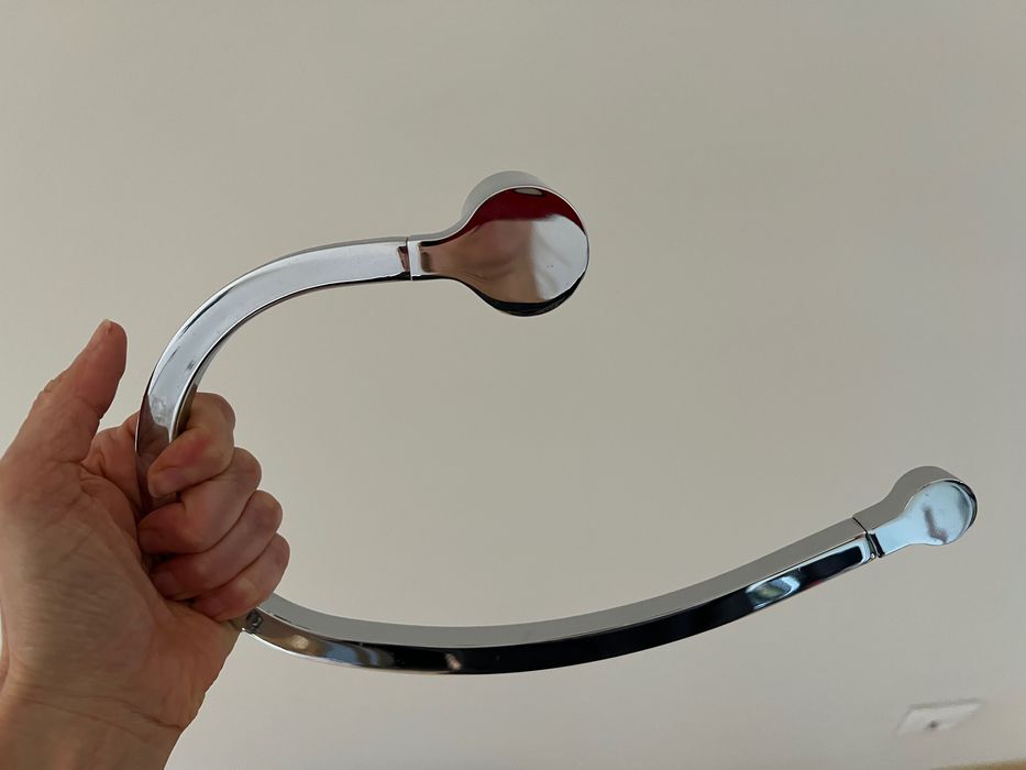 Toalheiro cromado novo x4