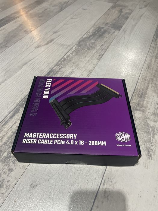 Tasma Cooler Master PCIe 4.0 x16 Riser Kabel 200mm / 300mm | NOWE ZAPLOMBOWANE