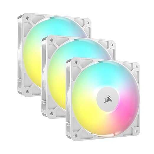 Nowe wentylatory RS120 ARGB White – 3 sztuki (Tripack)